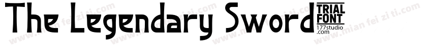The Legendary Sword字体转换